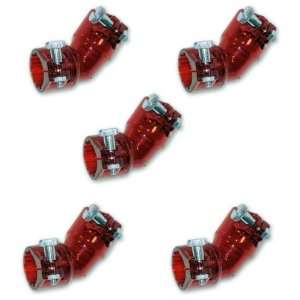  RED Feed Elbow Paintball Gun Loader   Screw Tight   5 Pack 