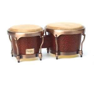  Tycoon Percussion 7 Inch & 8 1/2 Inch Master Antique Series Bongos 