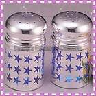 set NEW IN BOX SILVER PLATED SALT PEPPER SHAKERS  