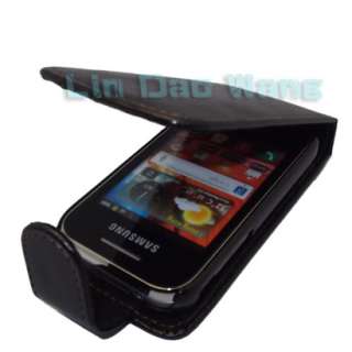   Leather Case Cover Pouch + Screen Protector For Samsung Galaxy Y S5360