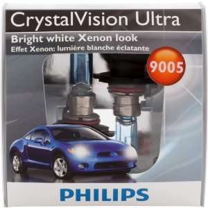 Philips 9005 CrystalVision Ultra Headlight Bulbs (High Beam), Pack of 