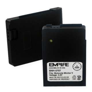features battery replacement for motorola minitor v battery fits 