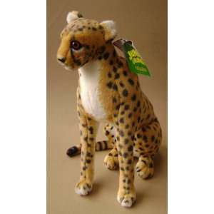   Cheetah Stuffed Animal Plush Toy   13 inches tall