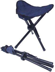Portable STOOL Blue Folding Camping Concerts Golfing  
