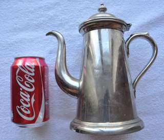 1920s Germany Beautiful Coffee Pot Stainless Steel Hallmarked  