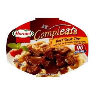 Hormel Compleats Beef Steak Tips with Mash Potatoes, 10 Ounce 