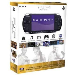 Sony PSP 3000 Core Pack Black Handheld 0637664102155  