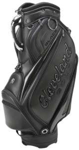 New 2011 Cleveland Golf STAFF Bag BLACK CG Tour Cart 9.0 5 Way Top 
