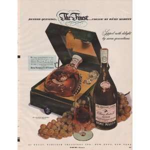   1952 Advertisement Remy Martin Fine Champagne Cognac 
