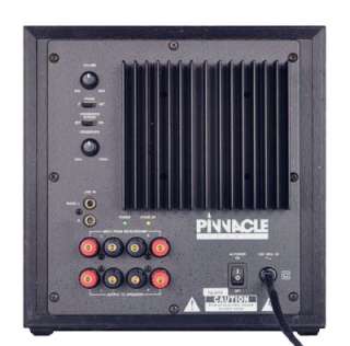 Pinnacle Speakers   300 Watt SubCompact 8 Powered Subwoofer   NIB
