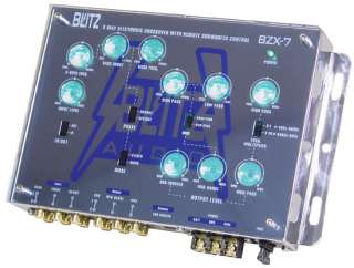 WAY ELECTRONIC CROSSOVER NETWORK W SUB CONTROL   BZX7  