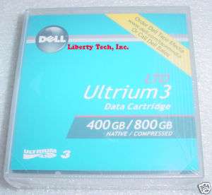 New Dell 400GB/800GB LTO Ultrium 3 Data Cartridge  
