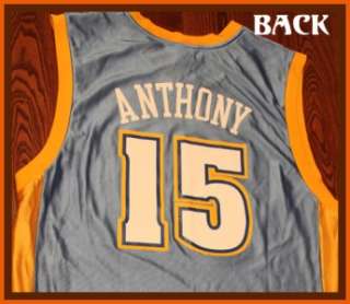 Denver Nuggets Carmelo Anthony NBA Basketball Jersey L  