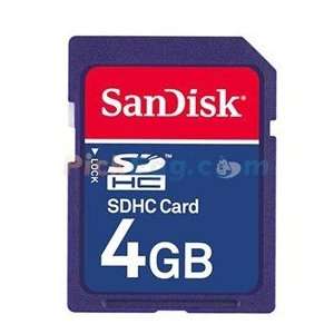  High Quality 4GB SDHC Card   Blue Electronics