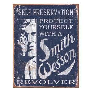  Smith and Wesson Revolvers Tin Sign #H1515
