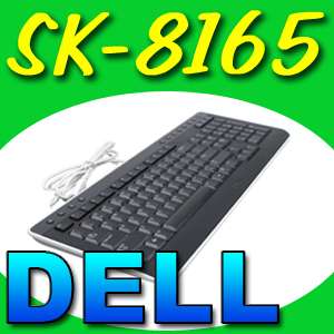 Dell Multimedia Slim Black+White Keyboard USB SK8165  