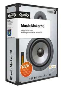 Magix Music Maker 16 NEW Software Windows 7 / XP / Vista Create 