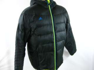   Mens XL Predator Style Down Winter Jacket Coat Track Top Black  