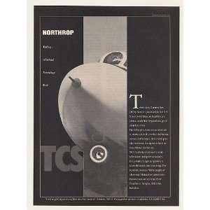  1982 Northrop TCS Television Camera Set F 14 Tomcat Print 