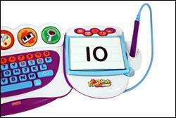 Kids can write and draw using the tablet and stylus. View larger.
