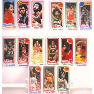  1980 81   NBA / Topps Chewing Gum   5 Basketball Trading 