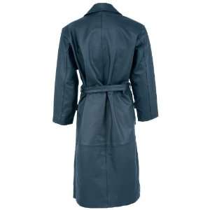    Rocky Mountain Hides Solid Cowhide Trench Coat  M Electronics