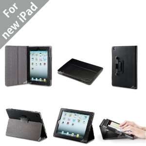 Case   The New iPad 3rd Generation Premium Micro Fiber Leather Case 