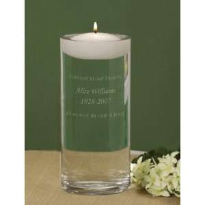  Personalized Wedding Memorial Vase & Candle