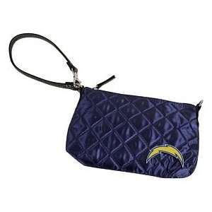 SAN DIEGO CHARGERS QUILTED WRISTLET PURSE  Sports 